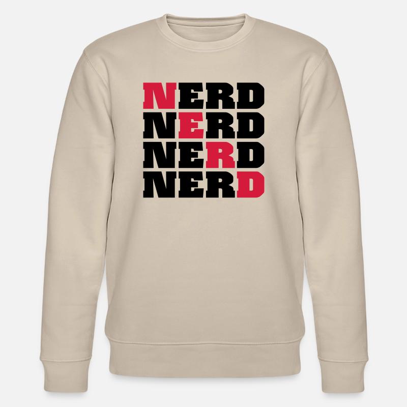 Nerd - Stanley/Stella CHANGER Unisex Organic Sweatshirt - beige