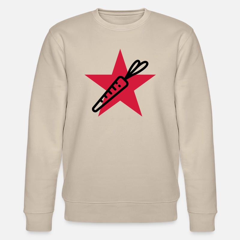 végétarien / végétarienne / végétarisme / vegan - Sweat bio CHANGER Stanley/Stella Unisexe - beige