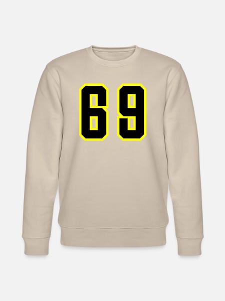 69 Number Leotard - Stanley/Stella CHANGER Unisex Organic Sweatshirt - beige