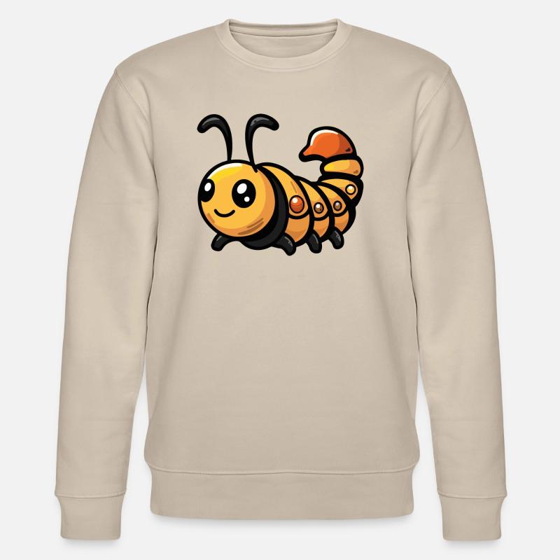 Wurm Comic - Stanley/Stella Unisex Bio-Sweatshirt CHANGER  - Beige