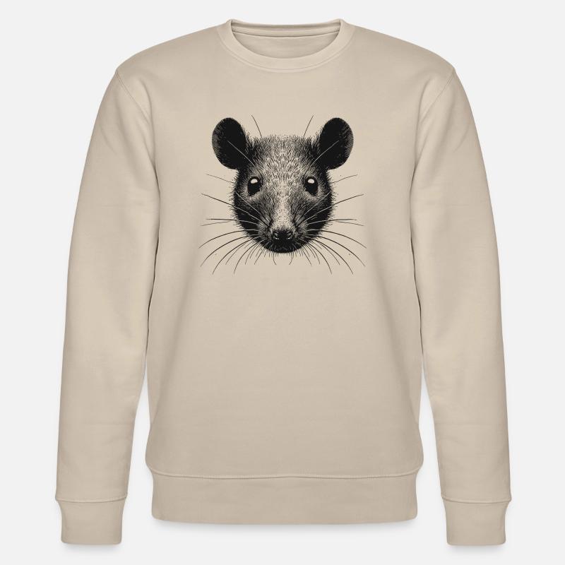 Ratte - Stanley/Stella Unisex Bio-Sweatshirt CHANGER  - Beige