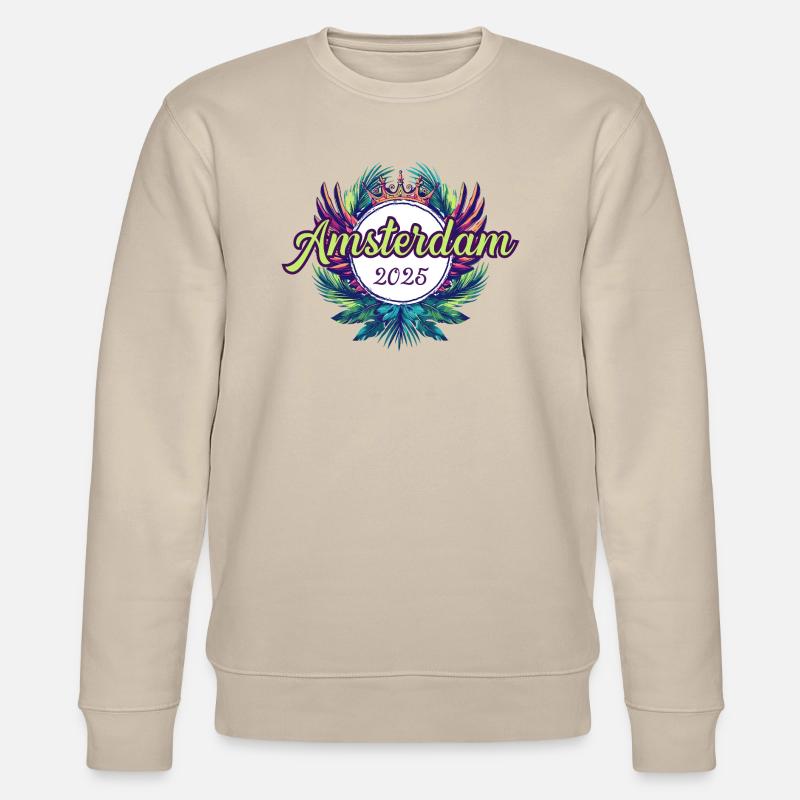 L’équipe d’Amsterdam 2025 - Sweat bio CHANGER Stanley/Stella Unisexe - beige