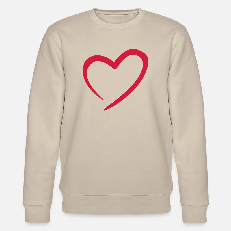 cœur - Sweat bio CHANGER Stanley/Stella Unisexe - beige