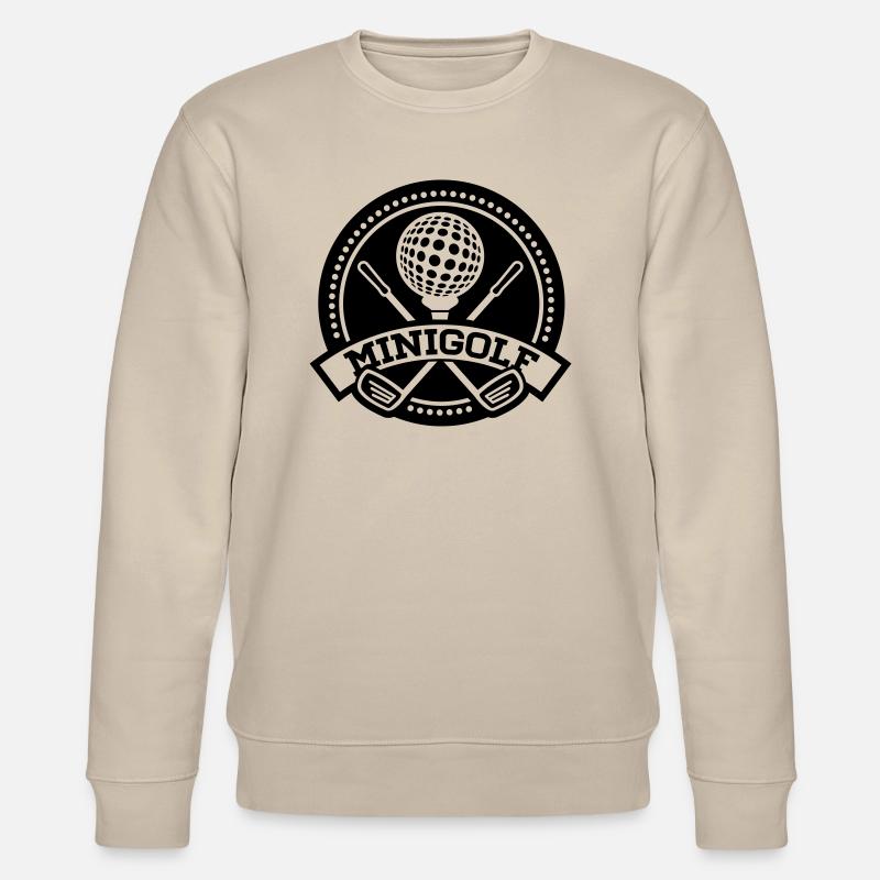 minigolf__1f1 - Stanley/Stella Unisex Bio-Sweatshirt CHANGER  - Beige