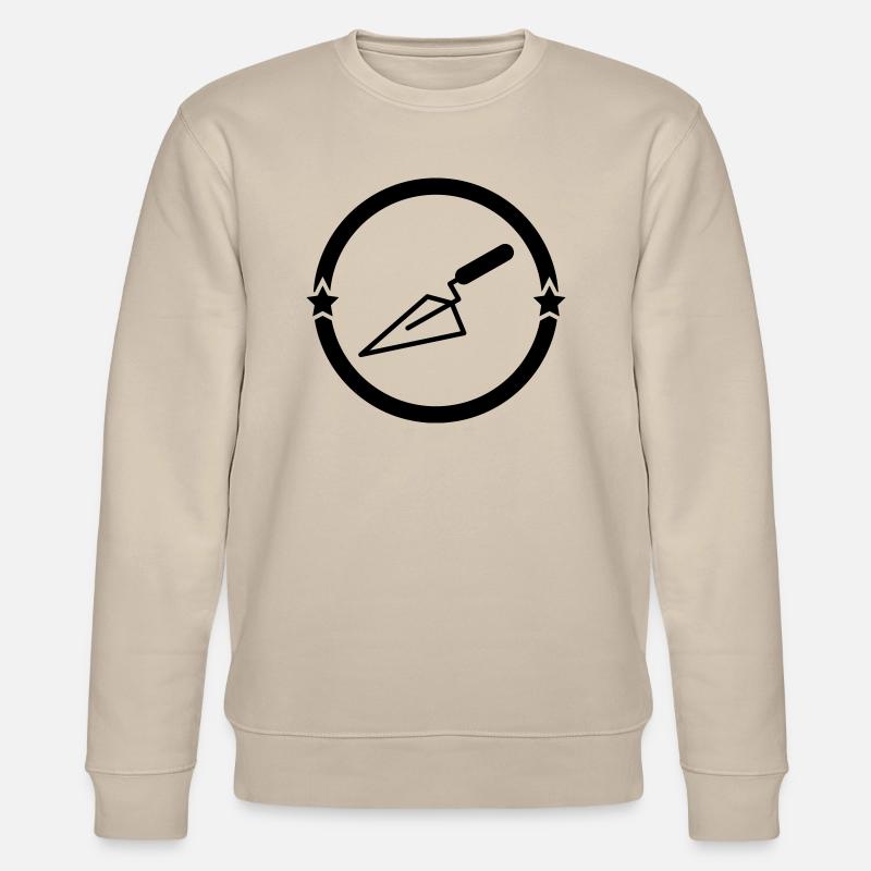 carreleur / carrelage / construction / maçon - Sweat bio CHANGER Stanley/Stella Unisexe - beige