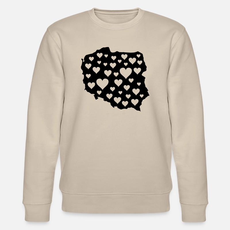 polen love - Stanley/Stella Unisex Bio-Sweatshirt CHANGER  - Beige