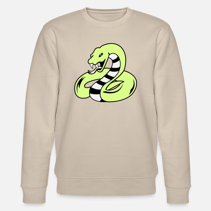 snake 02 - Stanley/Stella Unisex Bio-Sweatshirt CHANGER  - Beige