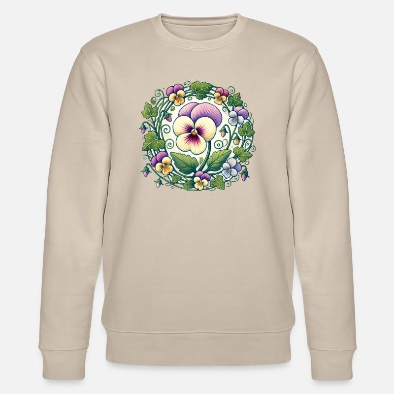 Pensée - Sweat bio CHANGER Stanley/Stella Unisexe - beige
