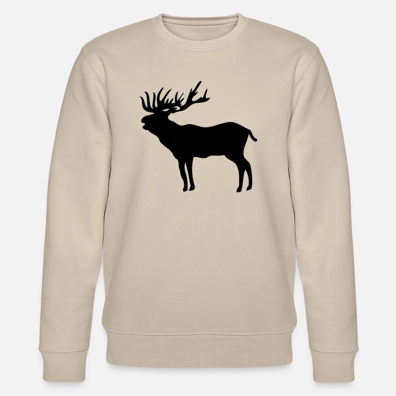 Silhouette de cerf - Sweat bio CHANGER Stanley/Stella Unisexe - beige