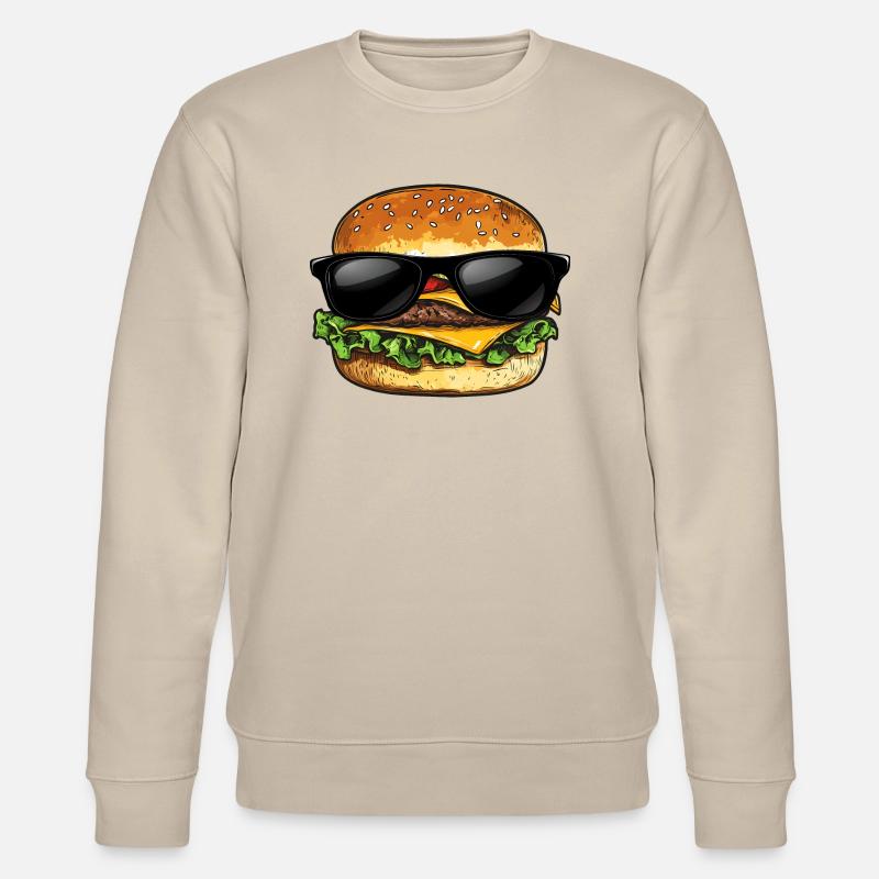Hamburger Lunettes de soleil Burger - Sweat bio CHANGER Stanley/Stella Unisexe - beige