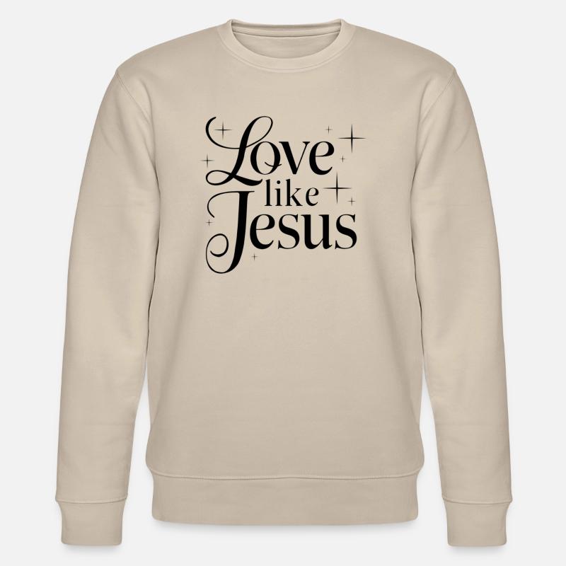 Aimer comme Jésus - Sweat bio CHANGER Stanley/Stella Unisexe - beige