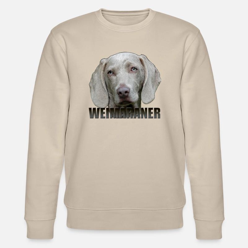 Weimaraner - Stanley/Stella Unisex Bio-Sweatshirt CHANGER  - Beige