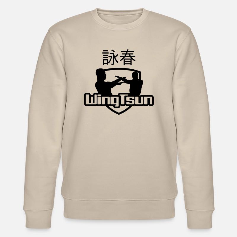wingtsun1a - Stanley/Stella Unisex Bio-Sweatshirt CHANGER  - Beige