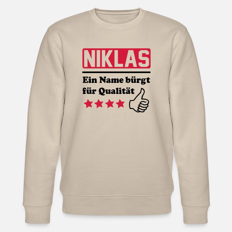 niklas - Sweat bio CHANGER Stanley/Stella Unisexe - beige