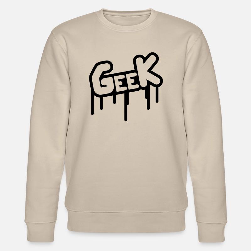 geek_graffiti - Stanley/Stella Unisex Bio-Sweatshirt CHANGER  - Beige