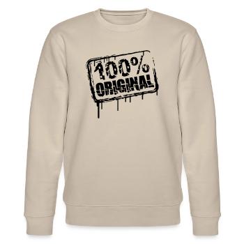 100 % original Stempel Cool - Sweat bio CHANGER Stanley/Stella Unisexe - beige - Devant - Nik (191cm) & Marisol (170cm)