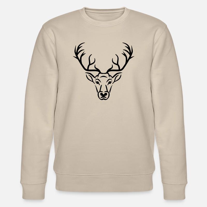 Cerf - Sweat bio CHANGER Stanley/Stella Unisexe - beige