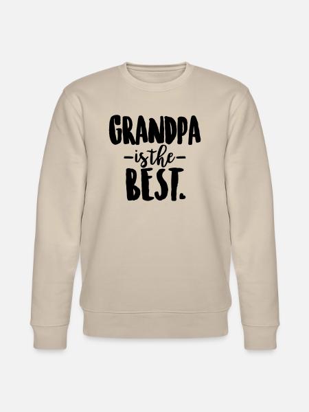 Grandpa is the best - Stanley/Stella CHANGER Unisex Organic Sweatshirt - beige