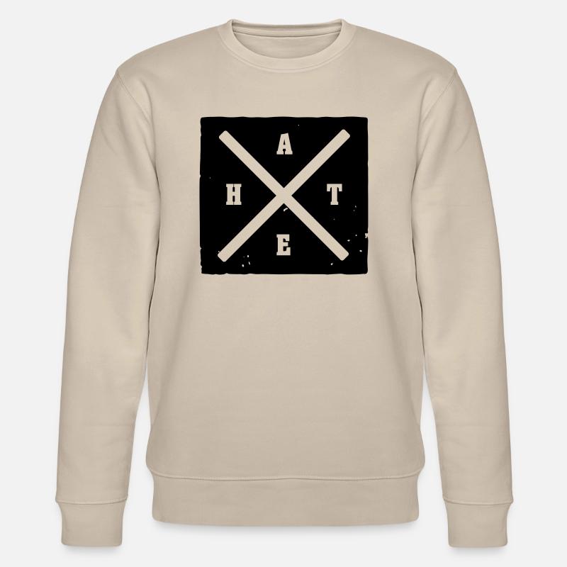 HATE - Sweat bio CHANGER Stanley/Stella Unisexe - beige