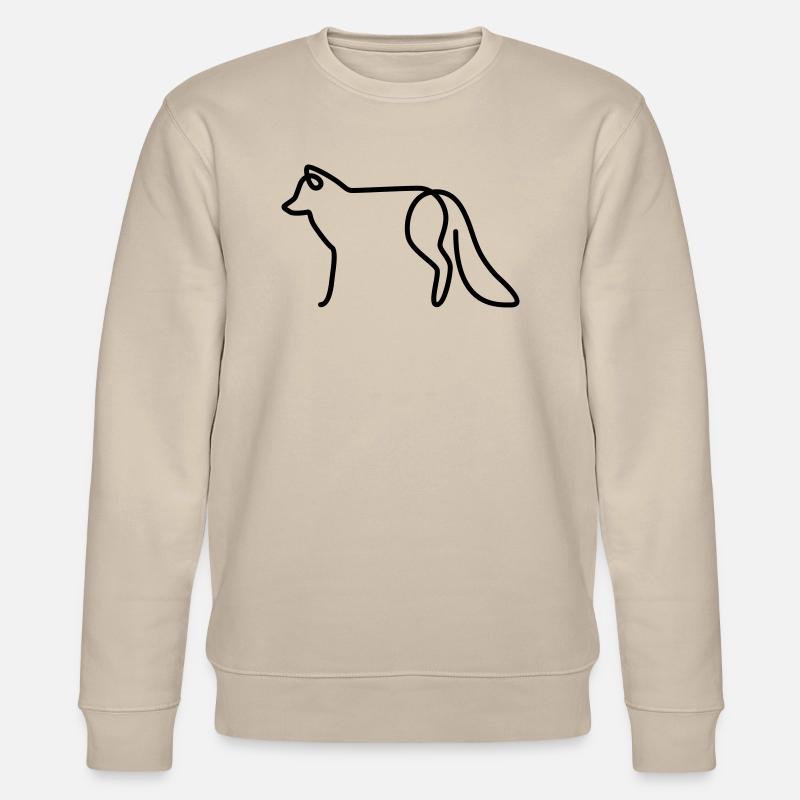 Fuchs - Stanley/Stella Unisex Bio-Sweatshirt CHANGER  - Beige