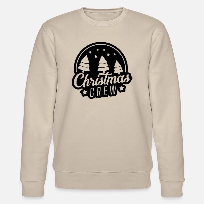 christmas crew xmas - Stanley/Stella Unisex Bio-Sweatshirt CHANGER  - Beige