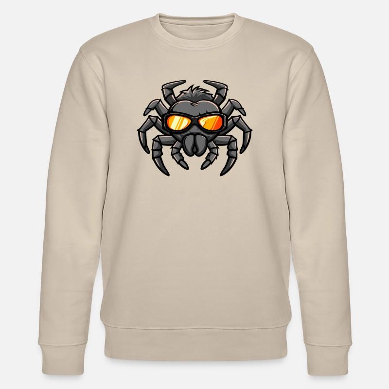 Tarantula Comic Cool - Stanley/Stella Unisex Bio-Sweatshirt CHANGER  - Beige