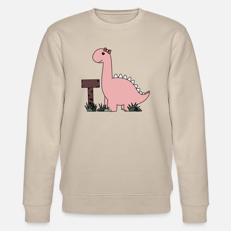 Dino - Stanley/Stella Unisex Bio-Sweatshirt CHANGER  - Beige