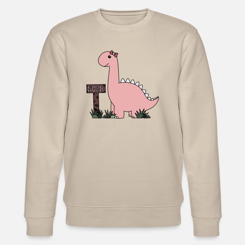 Dino Rose - Stanley/Stella Unisex Bio-Sweatshirt CHANGER  - Beige
