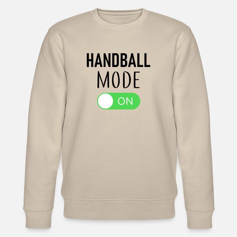 aaa Handball Mode On - Stanley/Stella Unisex Bio-Sweatshirt CHANGER  - Beige