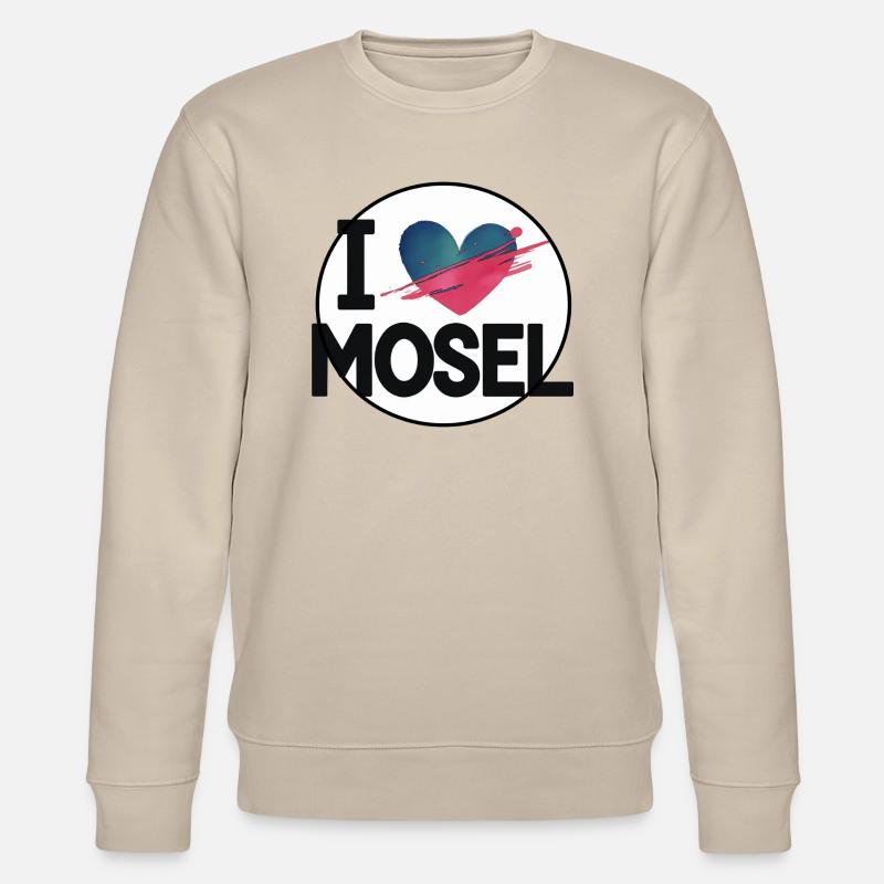 ILoveMosel2 - Stanley/Stella Unisex Bio-Sweatshirt CHANGER  - Beige