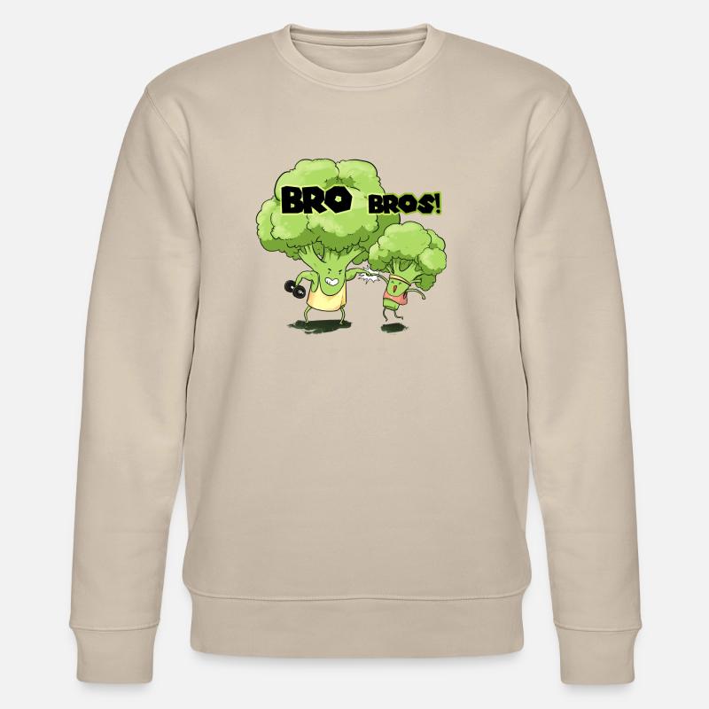 Bro Bros - Stanley/Stella Unisex Bio-Sweatshirt CHANGER  - Beige