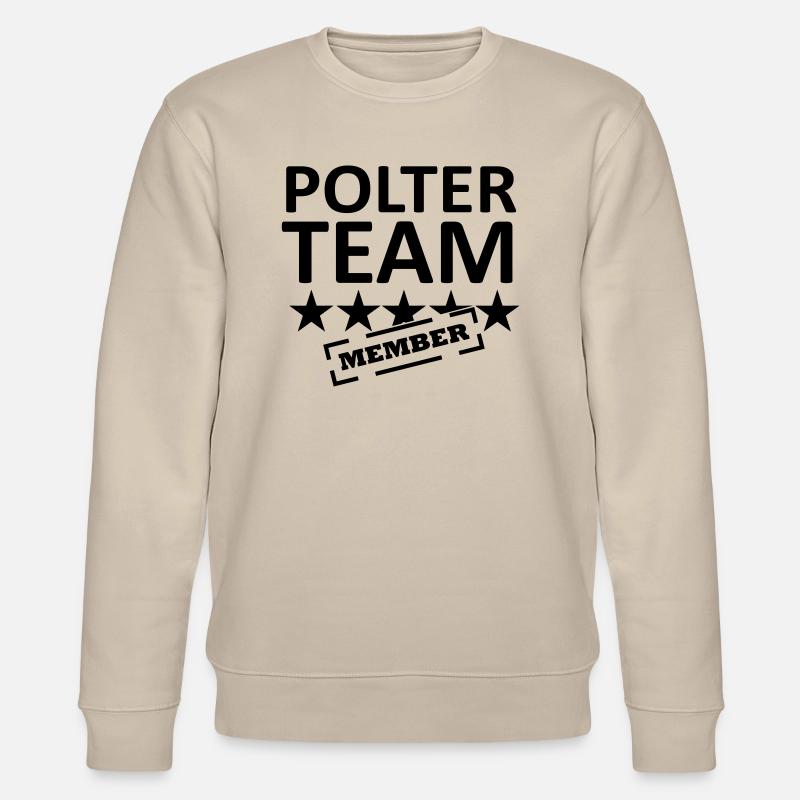 polter team - Stanley/Stella Unisex Bio-Sweatshirt CHANGER  - Beige