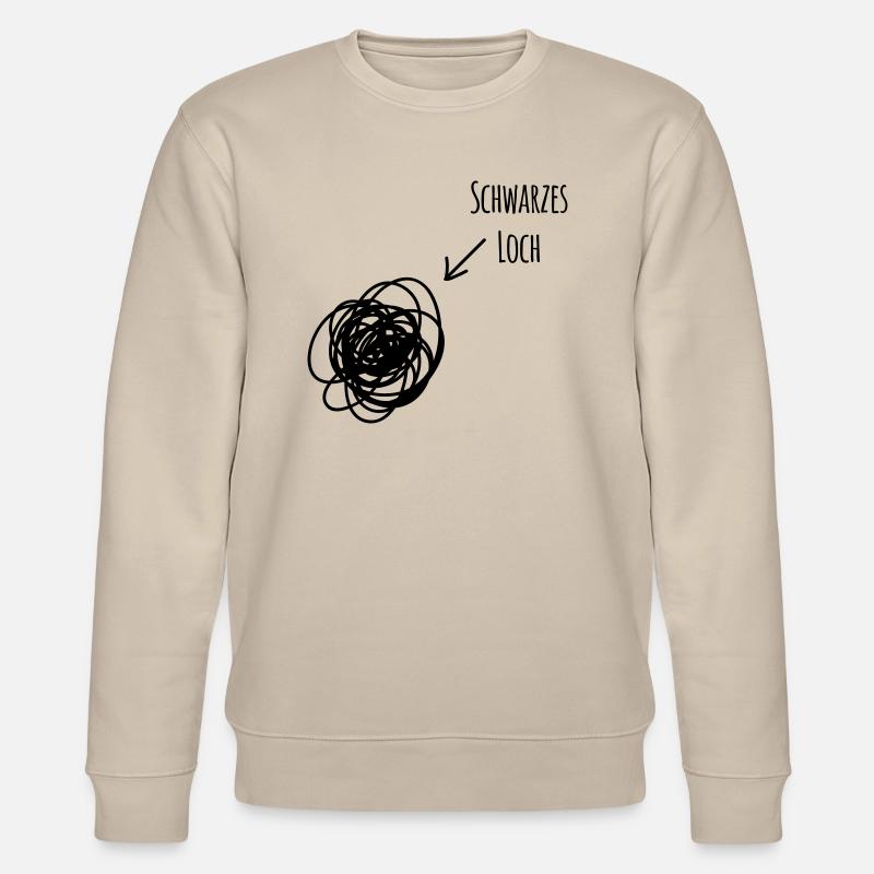 Schwarzes Loch 1c - Stanley/Stella Unisex Bio-Sweatshirt CHANGER  - Beige