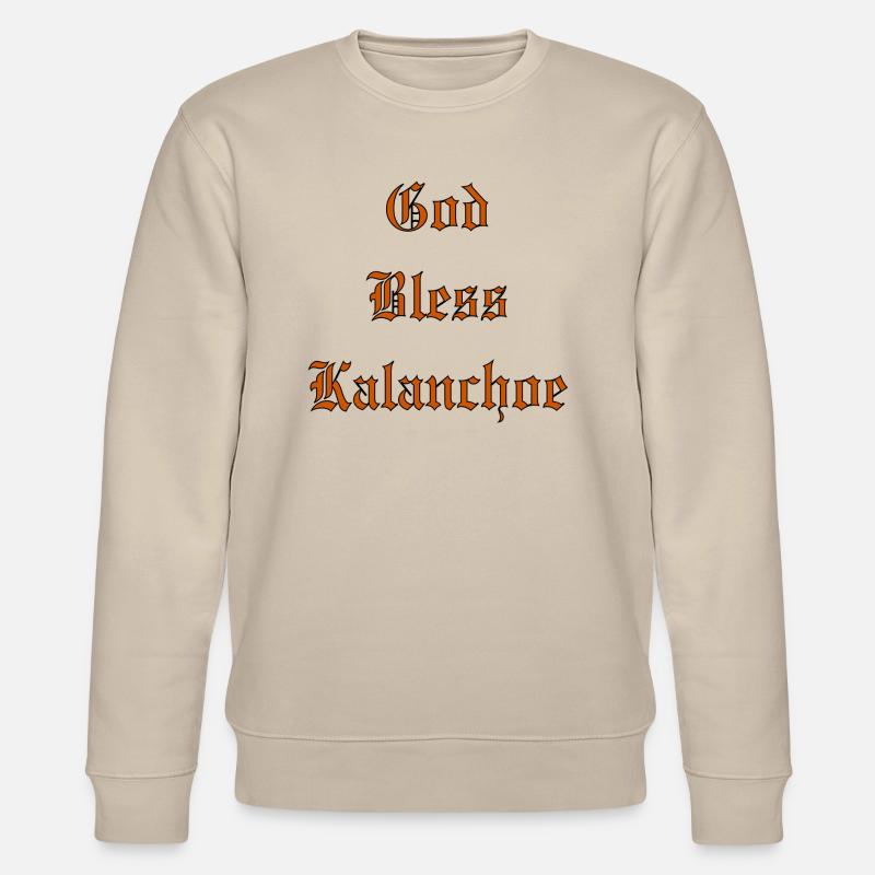 GodBlessKalanchoe - Stanley/Stella Unisex Bio-Sweatshirt CHANGER  - Beige