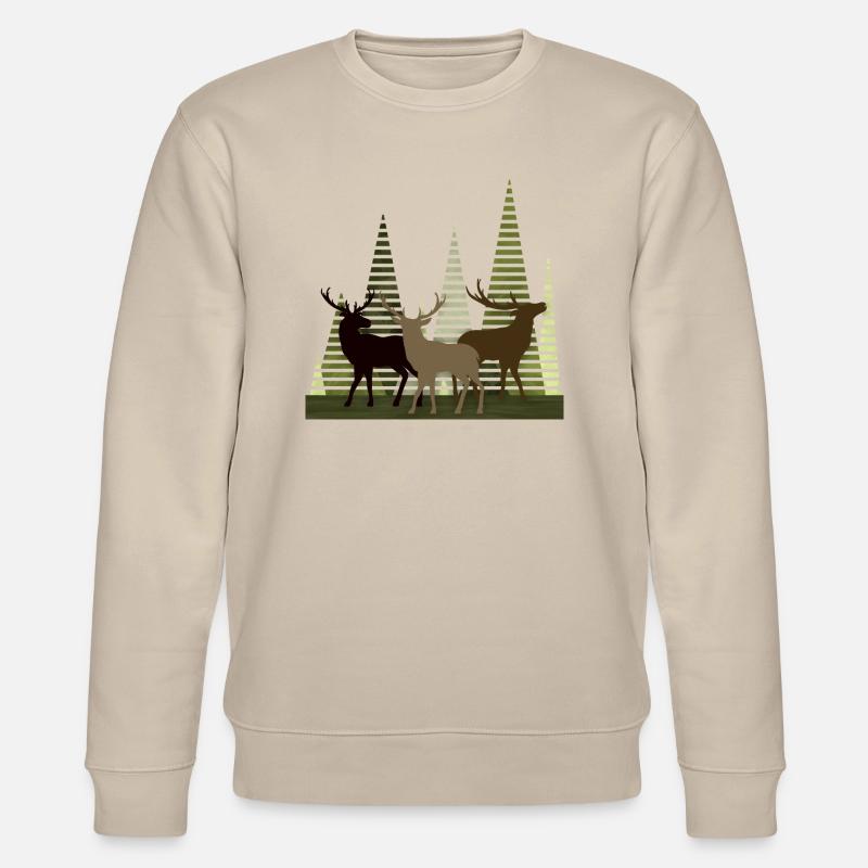 Hirsch - Stanley/Stella Unisex Bio-Sweatshirt CHANGER  - Beige