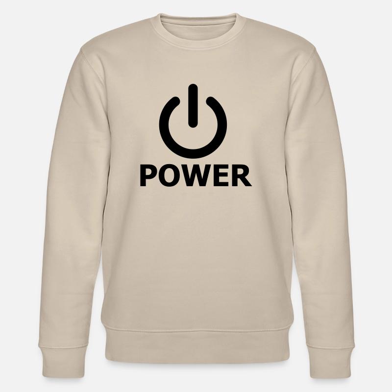 Power - Stanley/Stella Unisex Bio-Sweatshirt CHANGER  - Beige