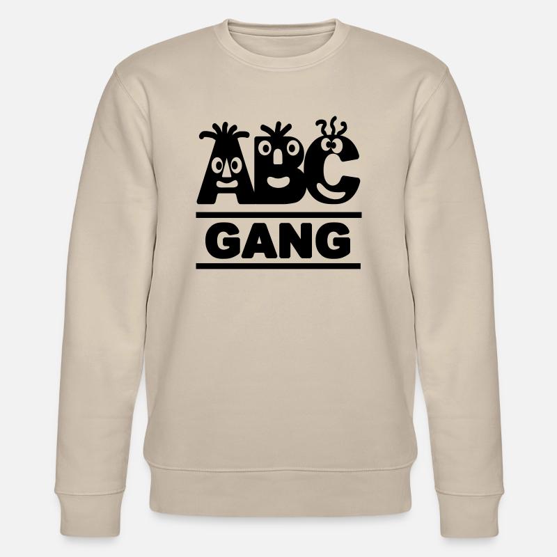 lustige ABC-GANG - Stanley/Stella Unisex Bio-Sweatshirt CHANGER  - Beige