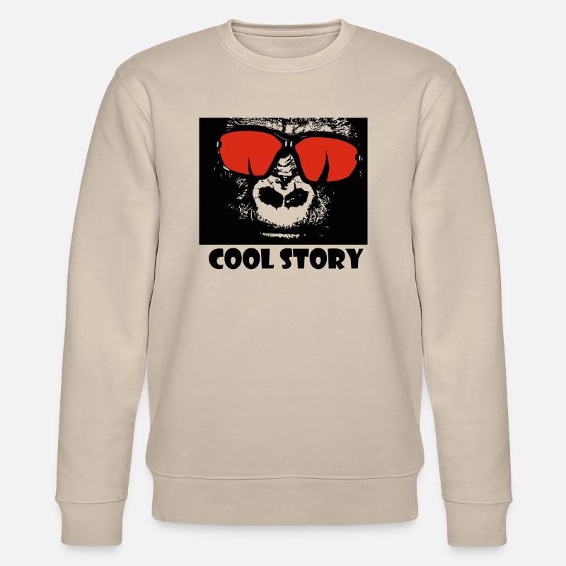 Monkey - Stanley/Stella Unisex Bio-Sweatshirt CHANGER  - Beige