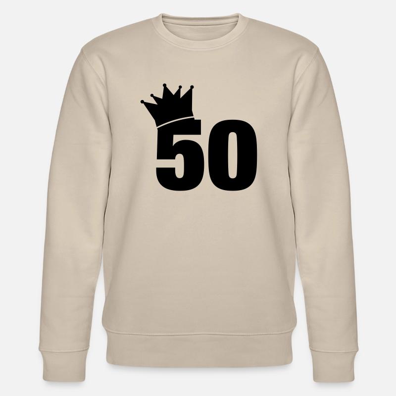 50_krone_f1 - Stanley/Stella Unisex Bio-Sweatshirt CHANGER  - Beige