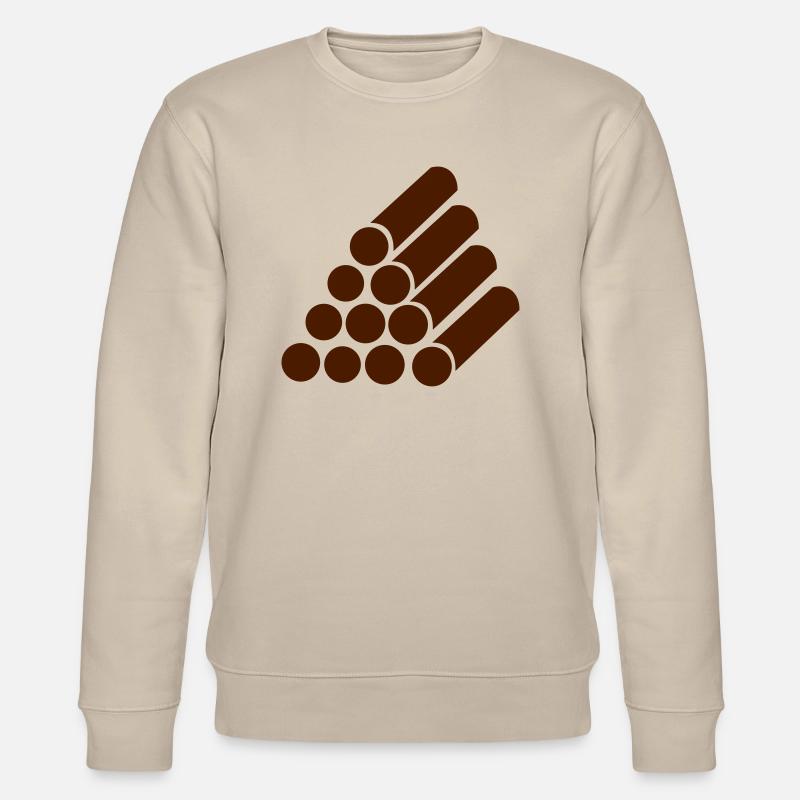 Stapel Holz - Stanley/Stella Unisex Bio-Sweatshirt CHANGER  - Beige