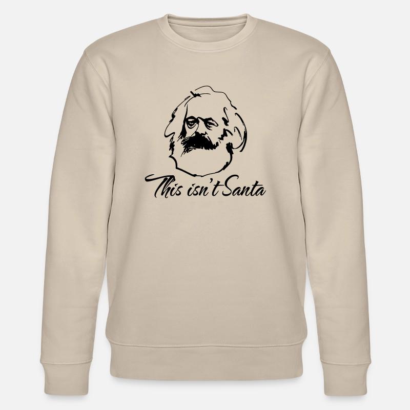 This is not Santa - Stanley/Stella CHANGER Unisex Organic Sweatshirt - beige
