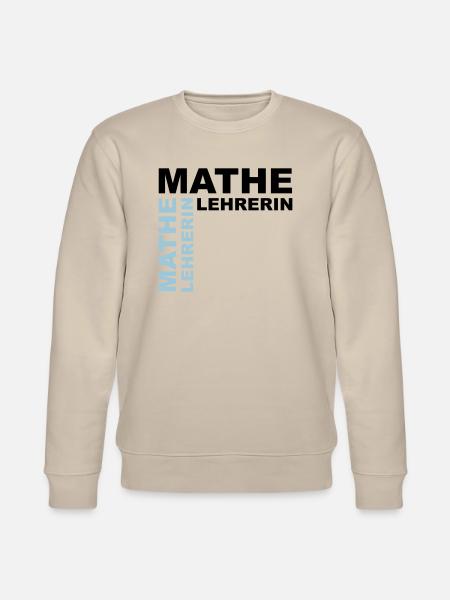 Mathe Lehrerin - V2 - Stanley/Stella Unisex Bio-Sweatshirt CHANGER  - Beige