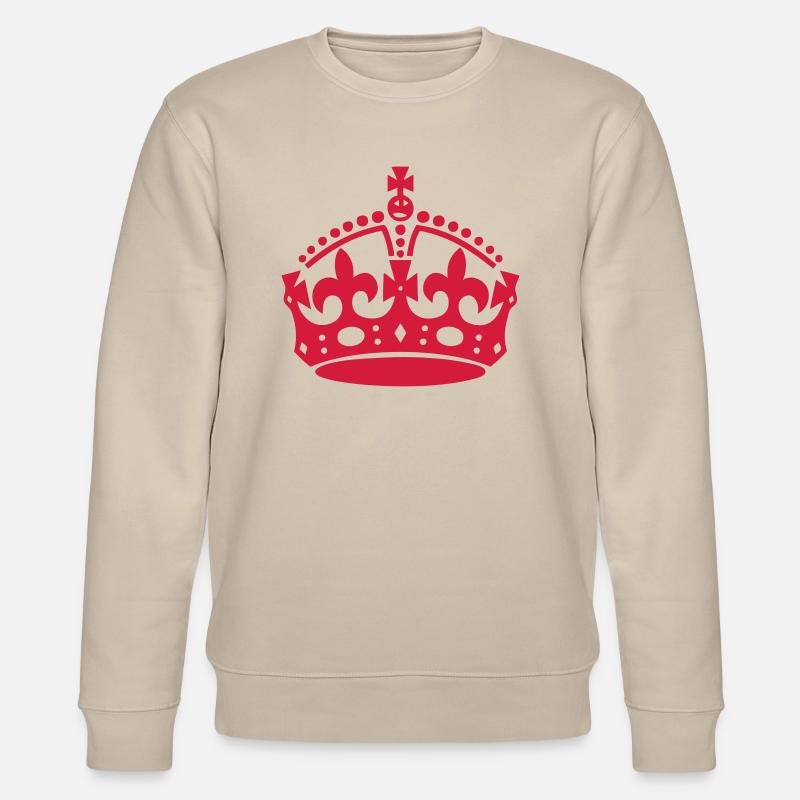 Crown, King, Princess - Sweat bio CHANGER Stanley/Stella Unisexe - beige