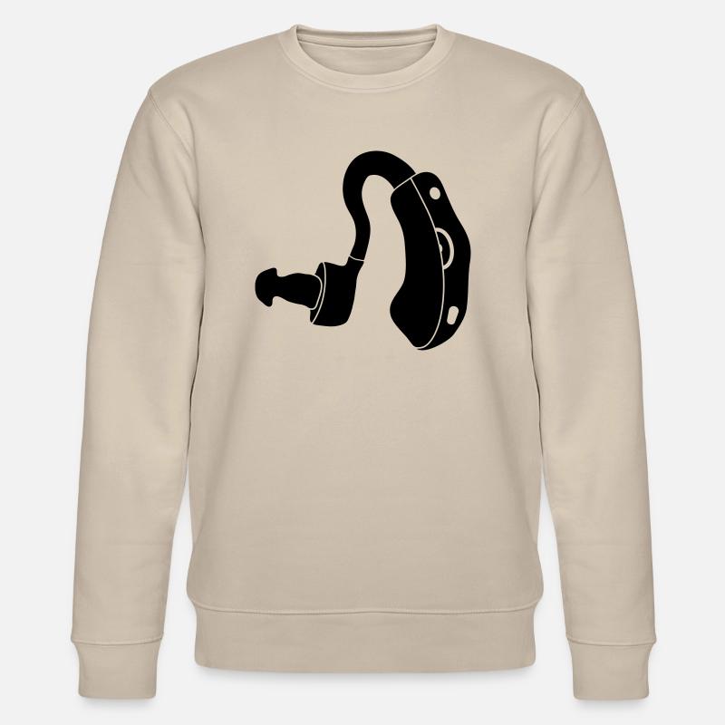 Hörgerät_pa7 - Stanley/Stella Unisex Bio-Sweatshirt CHANGER  - Beige