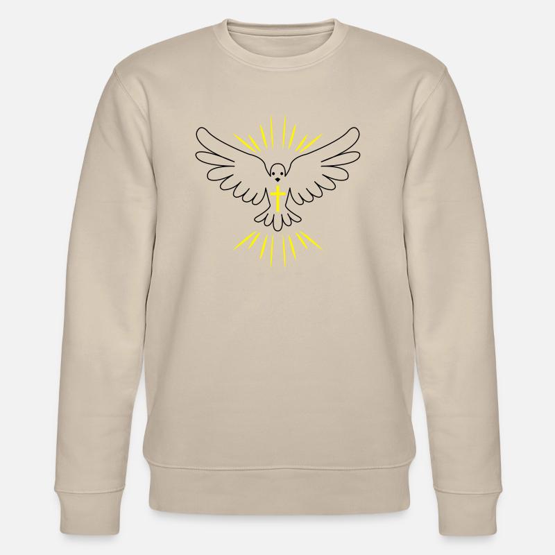 holy_ghost_002 - Stanley/Stella Unisex Bio-Sweatshirt CHANGER  - Beige