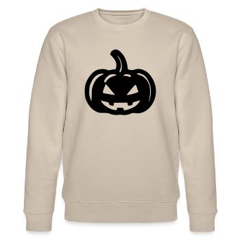 Citrouille - Sweat bio CHANGER Stanley/Stella Unisexe - beige - Devant - Nik (191cm) & Marisol (170cm)