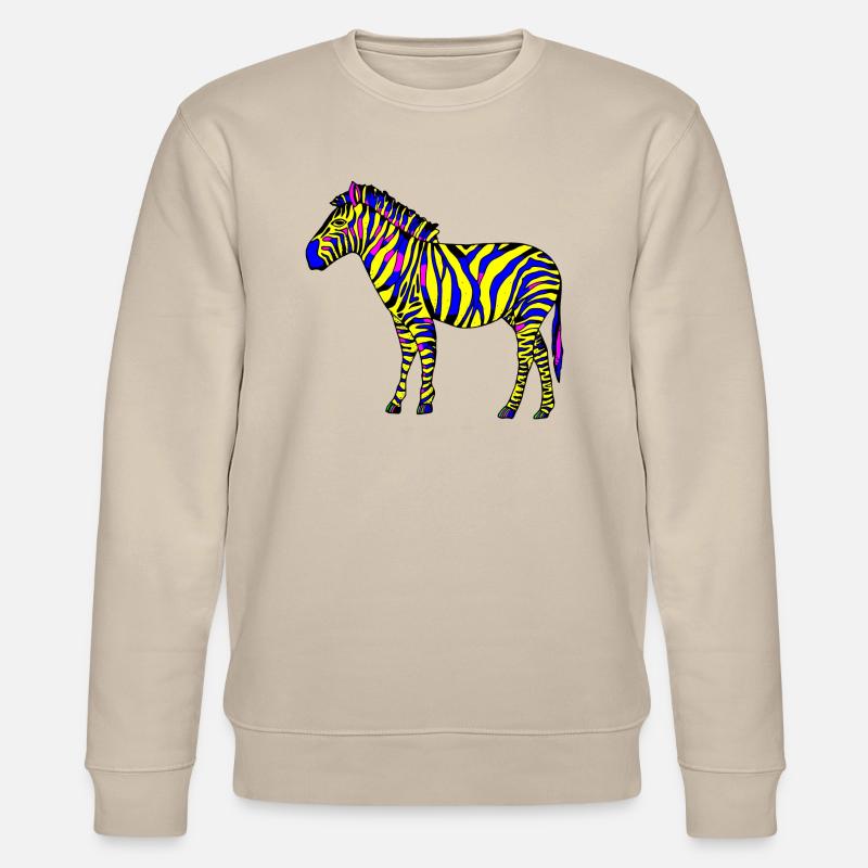 Zebra - Stanley/Stella Unisex Bio-Sweatshirt CHANGER  - Beige