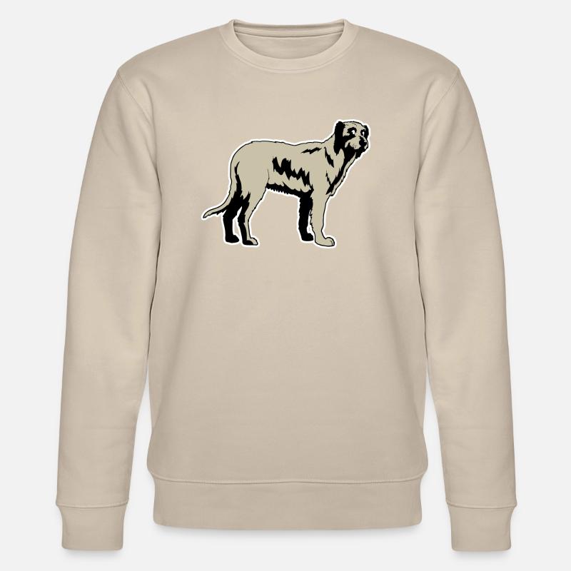 Awesome Irish Wolfhound - Stanley/Stella CHANGER Unisex Organic Sweatshirt - beige