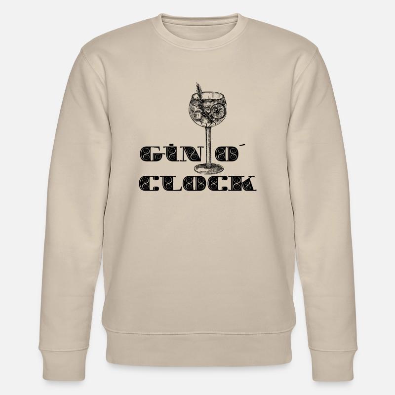 GIN O´CLOCK - Stanley/Stella Unisex Bio-Sweatshirt CHANGER  - Beige