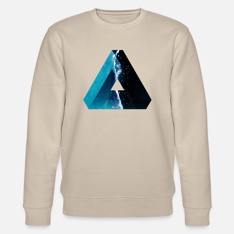 Triangle de Penrose - Sweat bio CHANGER Stanley/Stella Unisexe - beige
